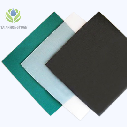 호수용 맞춤형 2mm HDPE 막 ASTM GM 표준 및 텍스처화 된 방수 필름 0